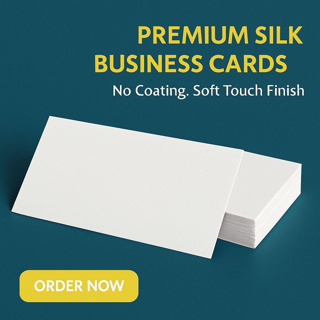 Premium Silk Business Cards *(No Coating)*