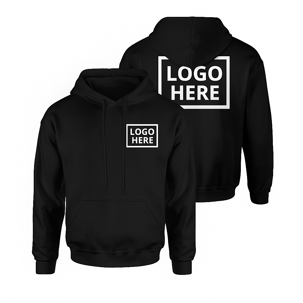 Custom Printed Hoodie – Classic Colors | Premium