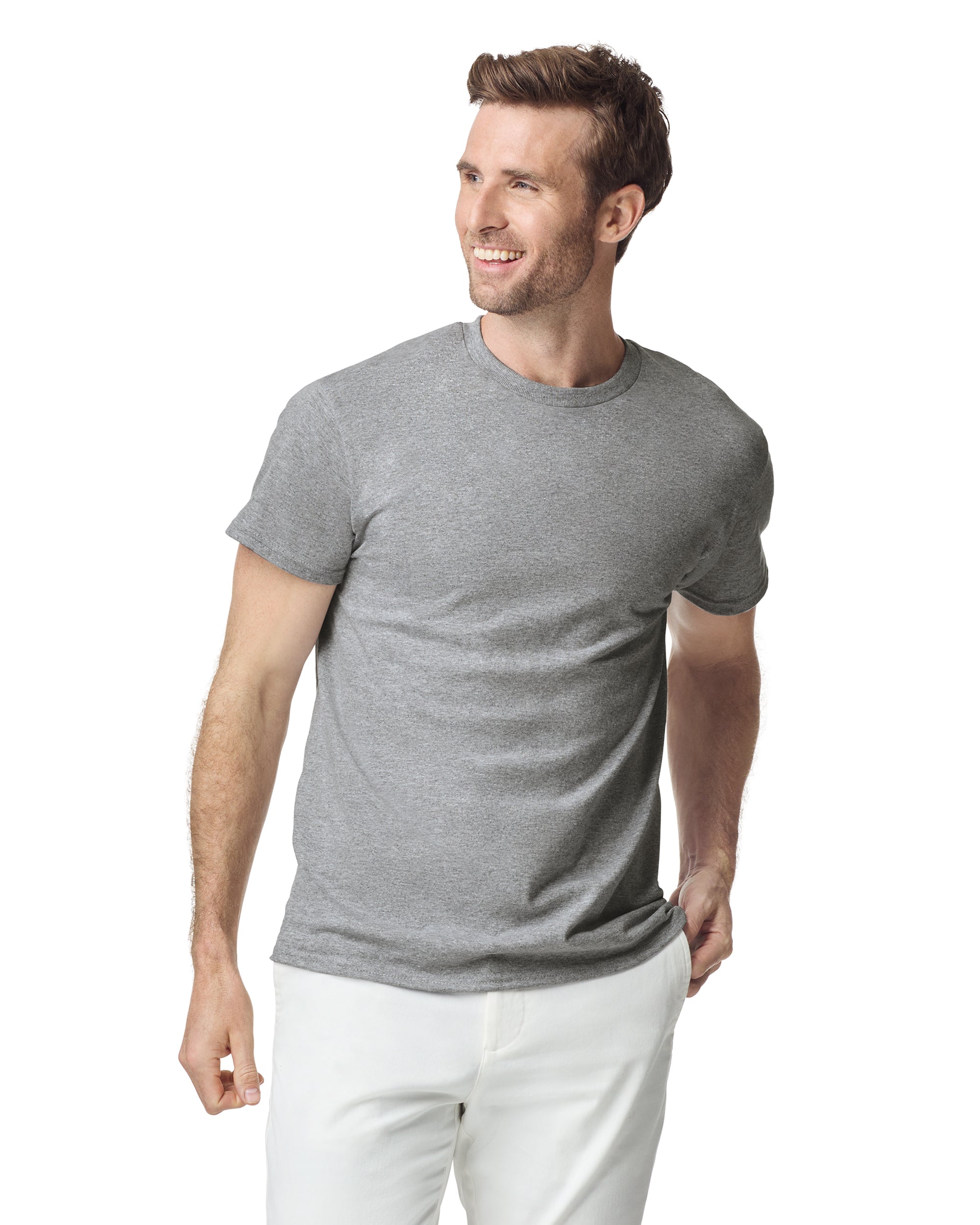 A-Gildan 8000 DryBlend® technology 50/50 UNISEX T-Shirt  DTF Custom Printed MINIMUN ORDER: 12 SHIRTS.