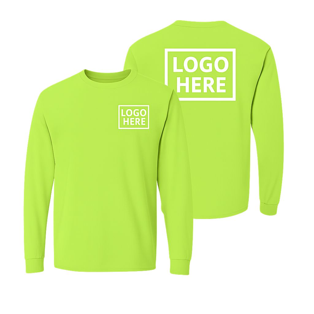 Jerzees Dri-Power®️ - Long Sleeve Custom T-Shirt- Full Color DTF