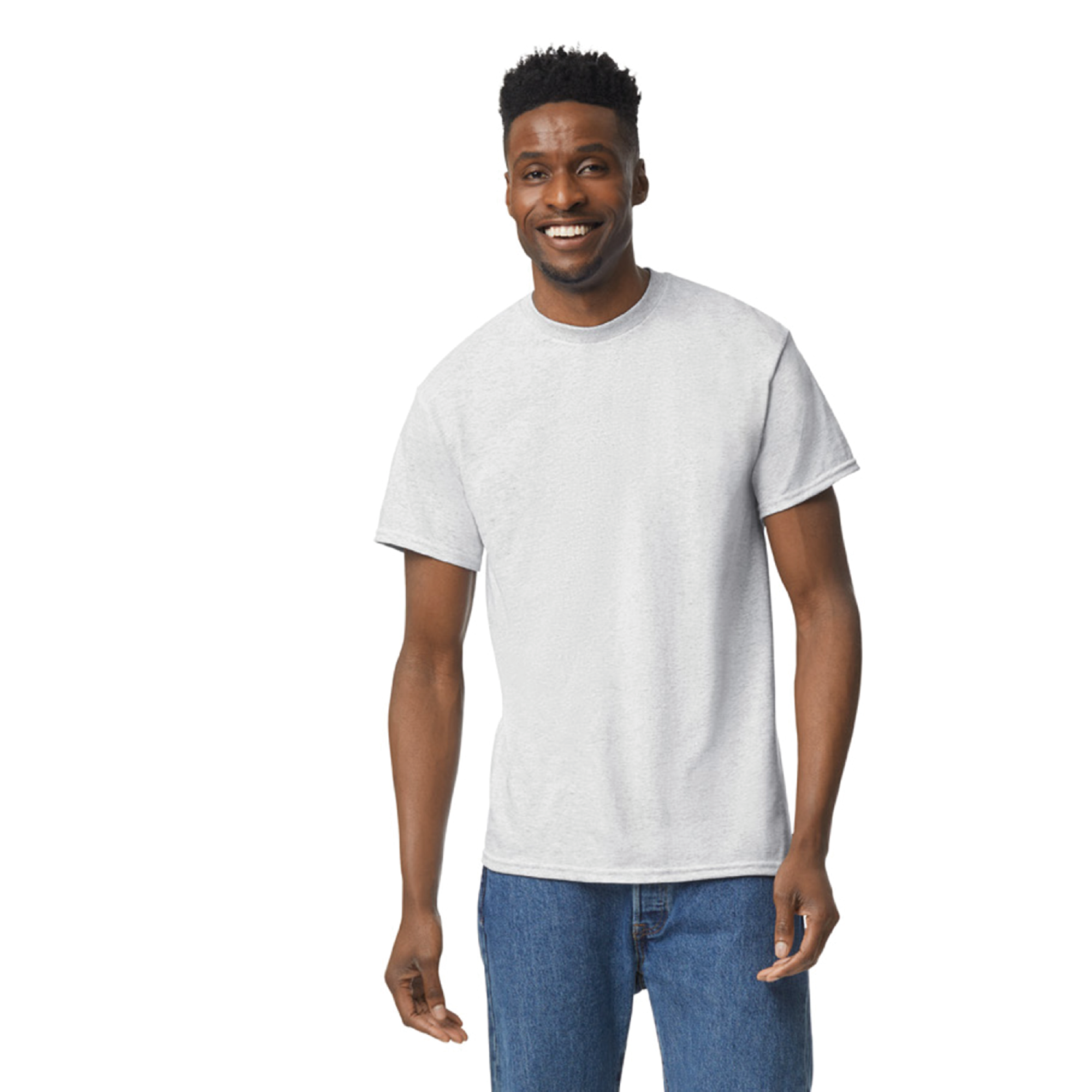 A-Gildan 8000 DryBlend® technology 50/50 UNISEX T-Shirt  DTF Custom Printed MINIMUN ORDER: 12 SHIRTS.