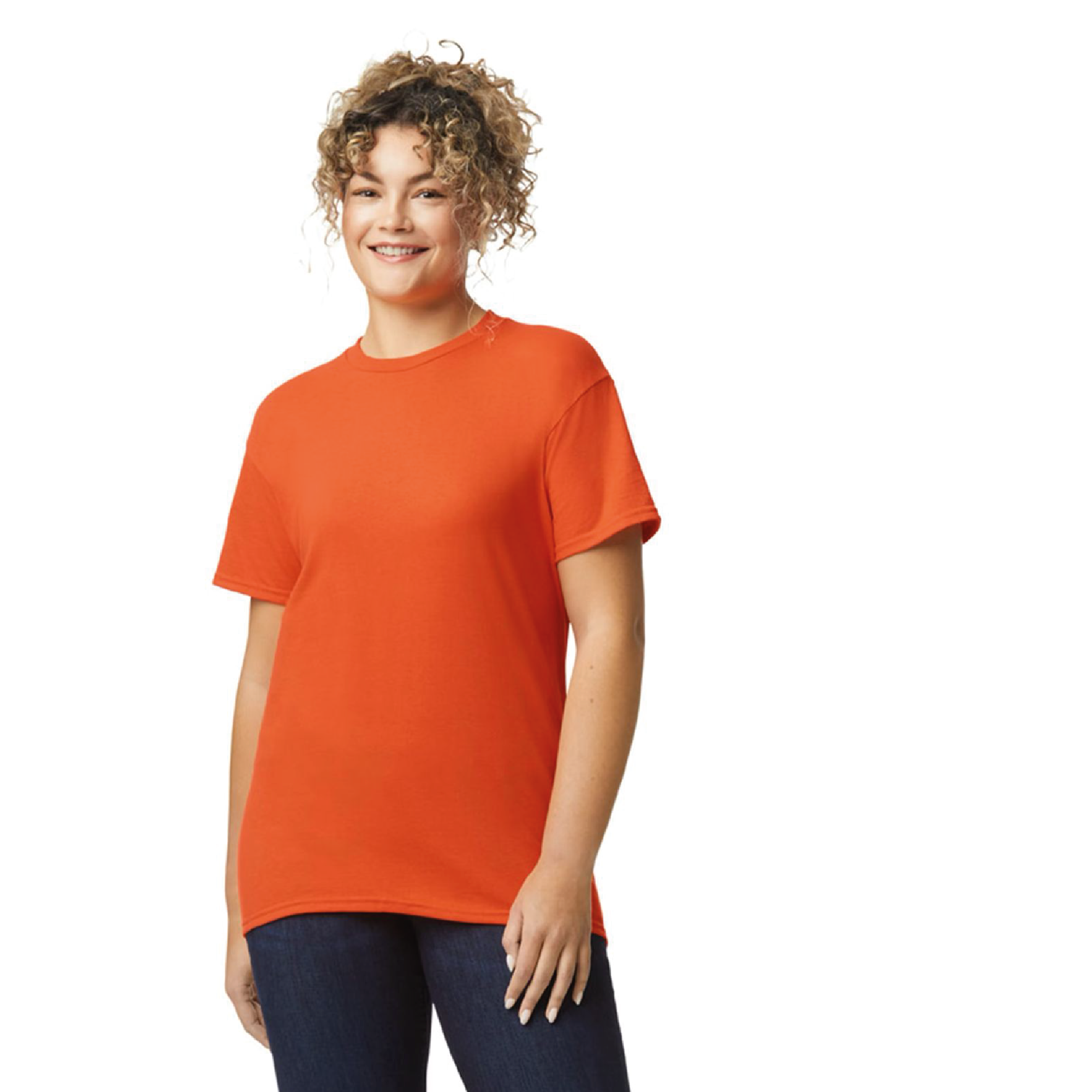 A-Gildan 8000 DryBlend® technology 50/50 UNISEX T-Shirt  DTF Custom Printed MINIMUN ORDER: 12 SHIRTS.
