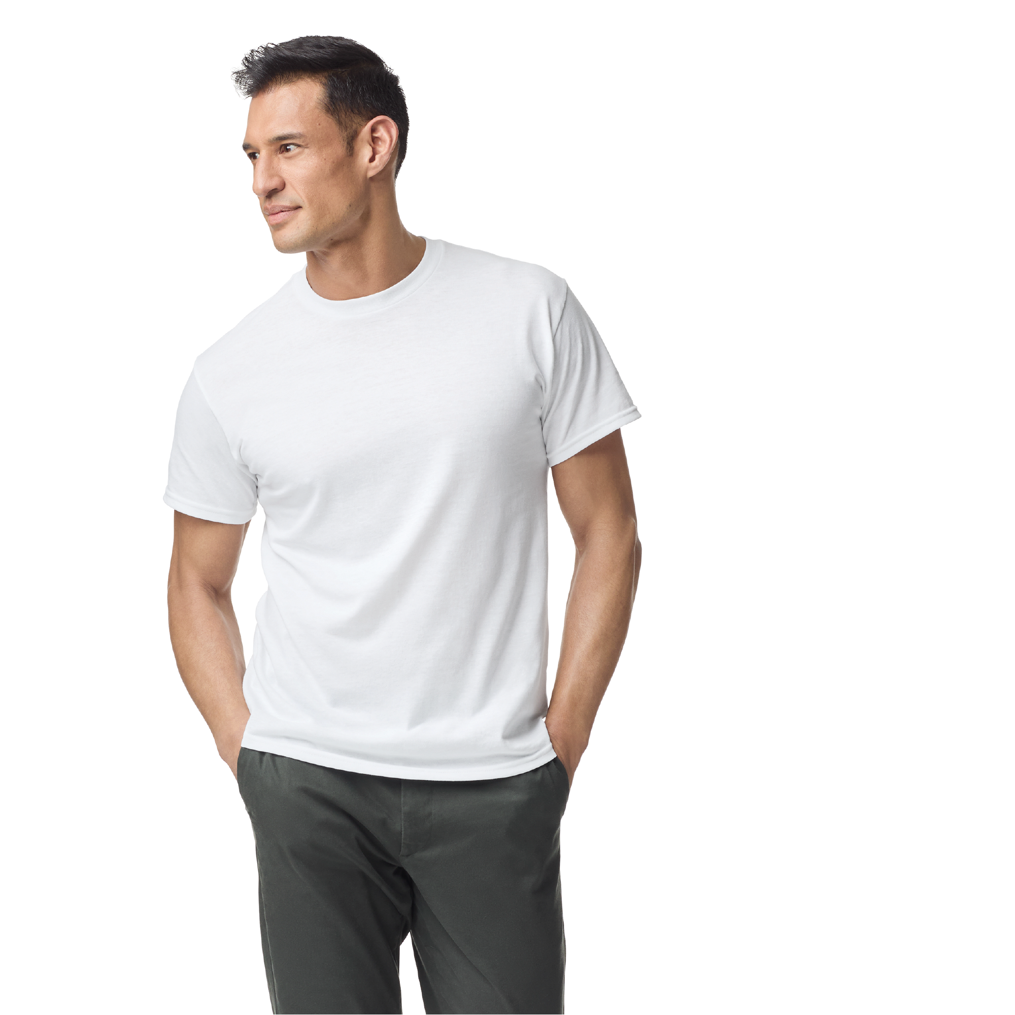 A-Gildan 8000 DryBlend® technology 50/50 UNISEX T-Shirt  DTF Custom Printed MINIMUN ORDER: 12 SHIRTS.